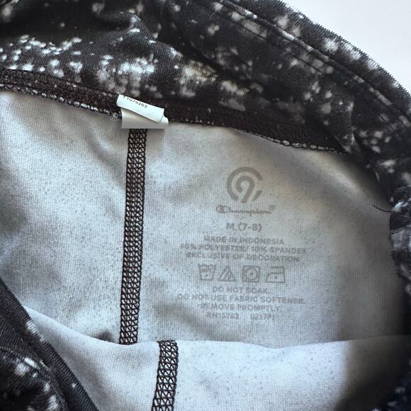 Champion Girls' Speckled Leggings - Black, Pink, Gray - Picture 4 of 4